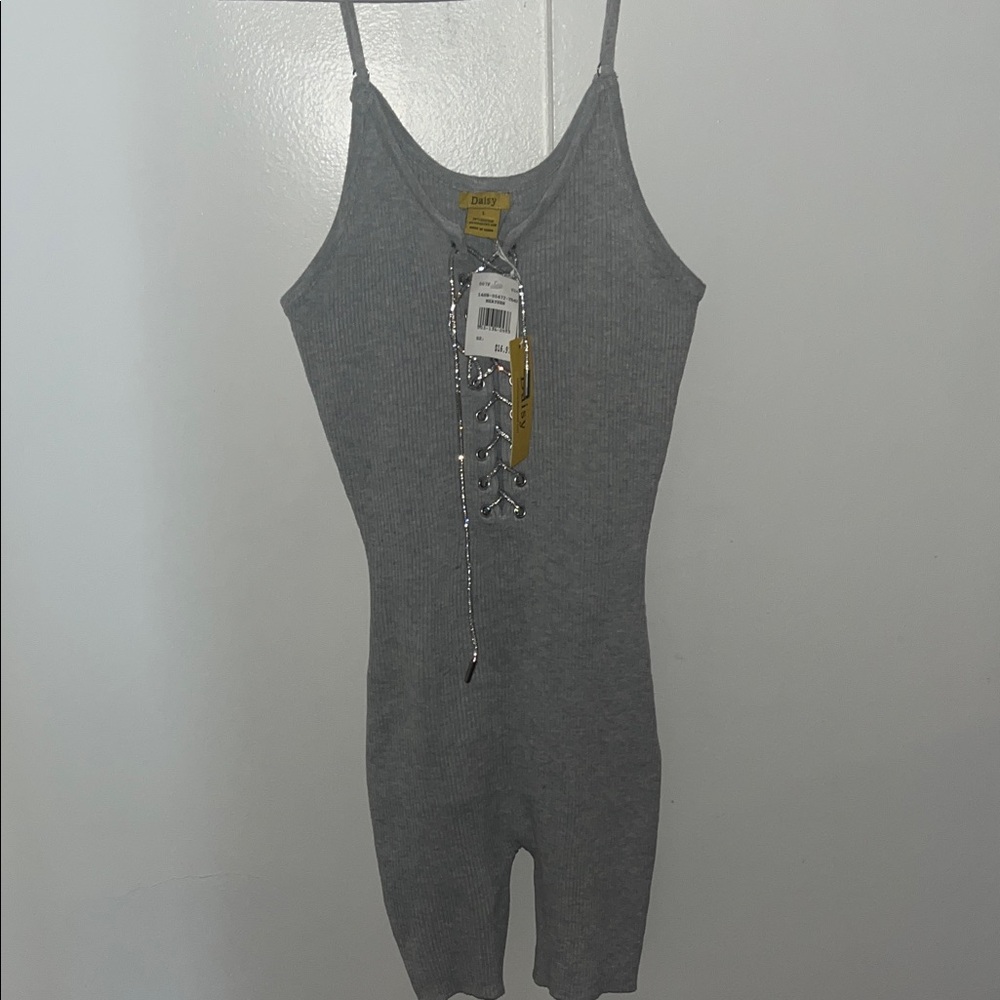 Gray Woman’s One Piece